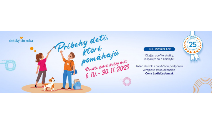 Detský čin roka -hlasovanie za Jakuba