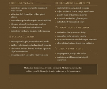 Aktuality / BEZPLATNÁ MEDIAČNÁ PORADŇA PRIAMO V NAŠEJ OBCI! - foto