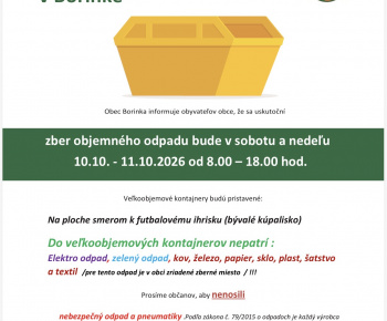 Aktuality / Veľkoobjemové kontajnery 10.-11.10.2026 - foto